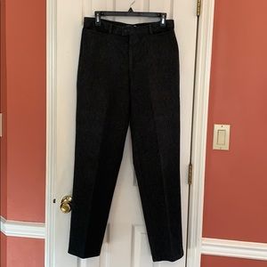 Womens slacks: 79%cotton/ 19%polyester/ 2%spandex